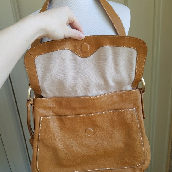 Talbots Leather Camel Color Purse - Picture 4 of 8